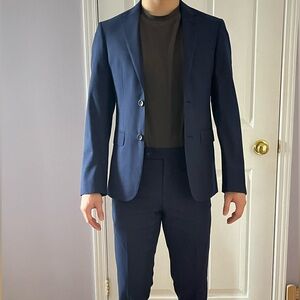 Men's Navy Blazer and Suit Pants
